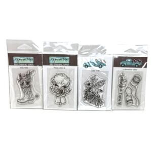 Lot Of 13 Christian Scrapbooking Stamps By The Well With Scripture Reference NEW